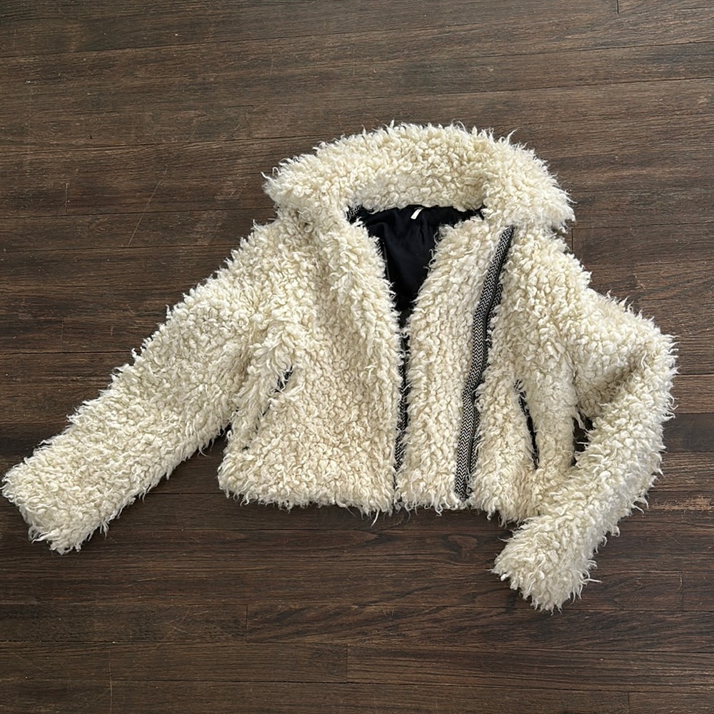 Free People Faux Fur Coat